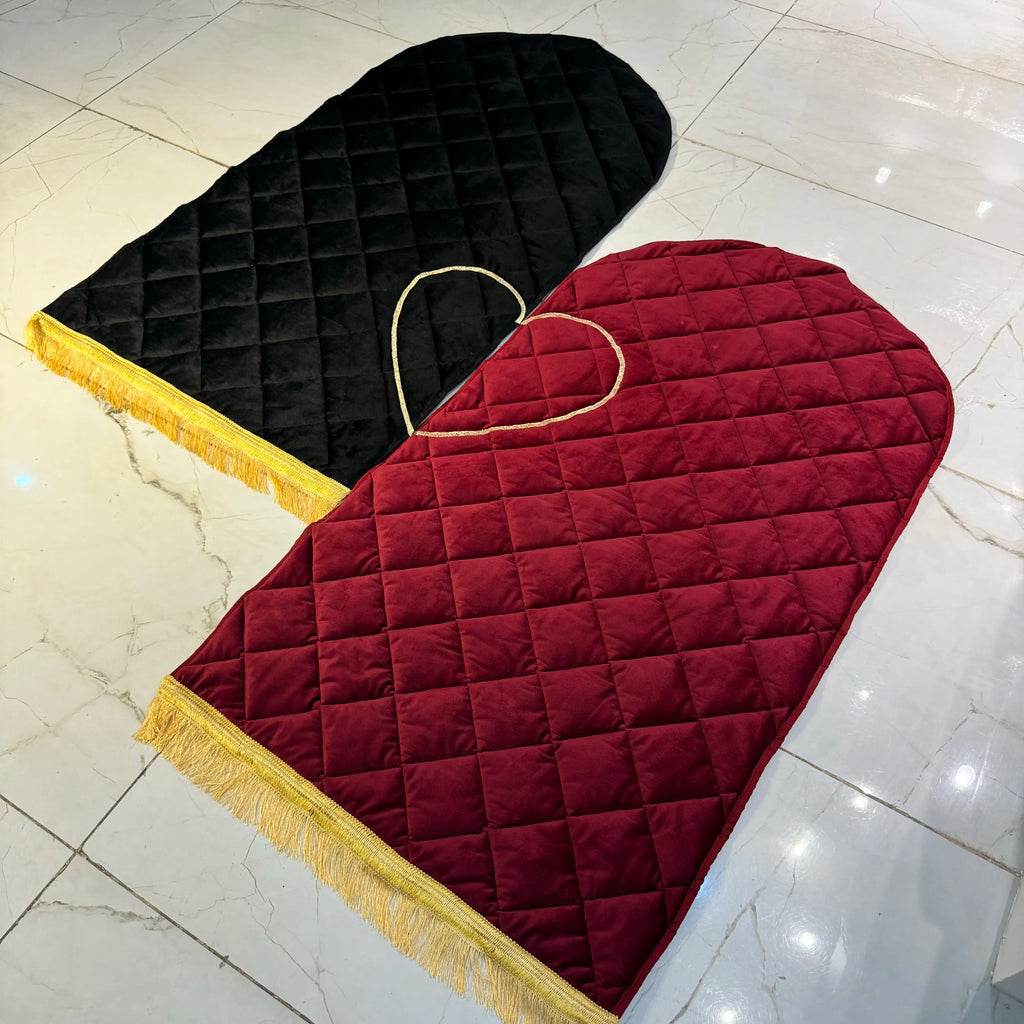 Couples Padded Prayer Mat with Arabic Calligraphy Name